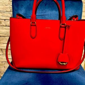 Beautiful red satchel. Only used a few times.